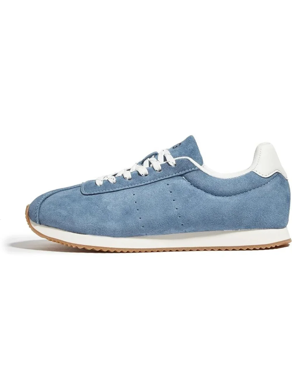 Women's Blue Comfortable Low Top Classic Retro Running Lightweight Sneakers